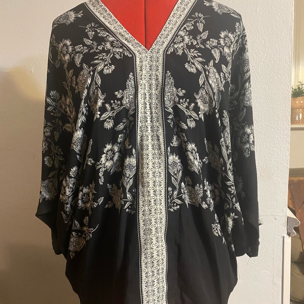 Rose and Olive handkerchief top